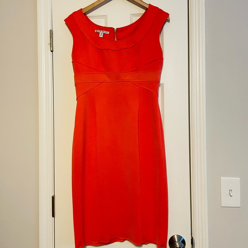 Orange Sleeveless Dress